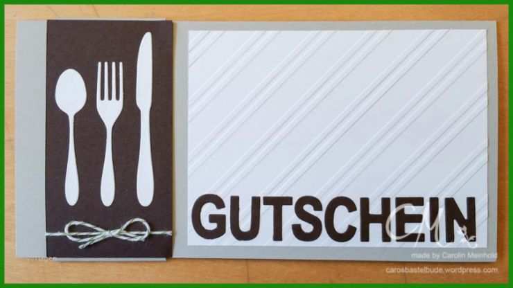 Gutschein Für Essen Vorlage