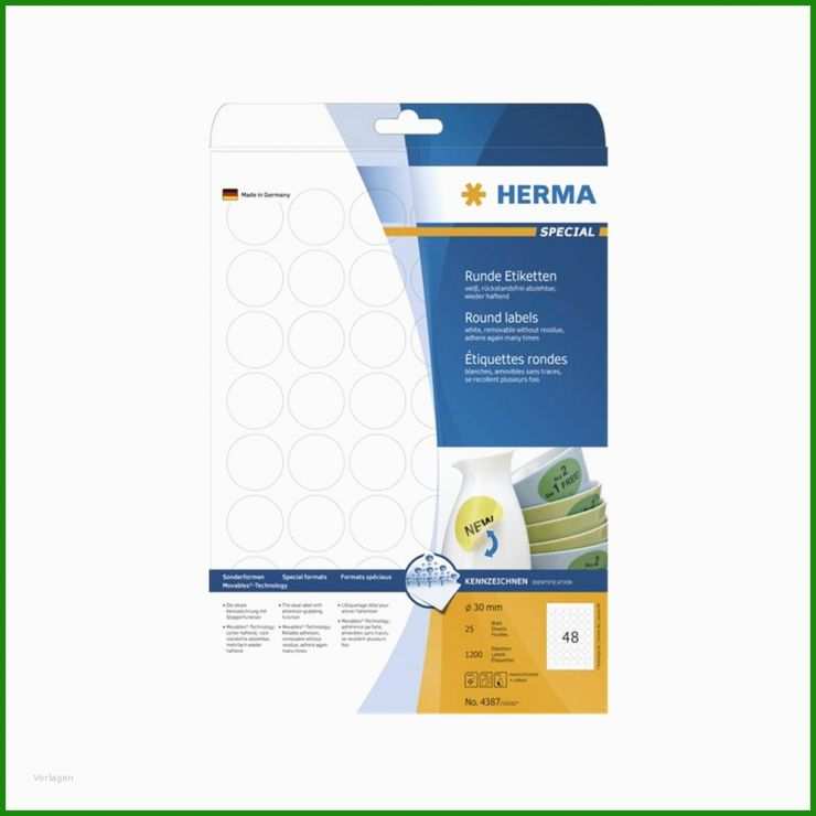 Herma Etiketten Vorlage 5074