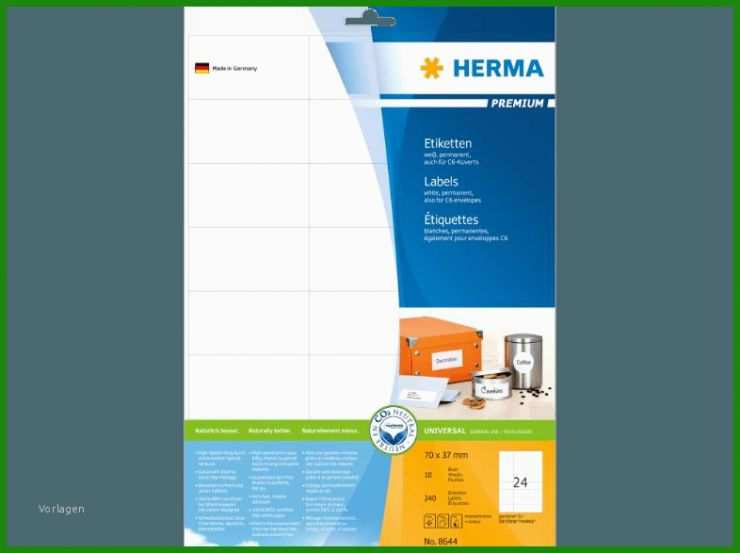 Herma Etiketten Vorlage 8644