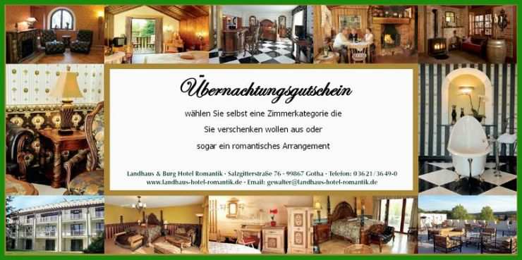 Hotel Gutschein Vorlage