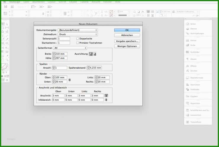 Indesign Vorlage Brief