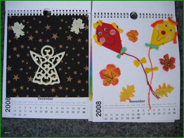 Kalender Basteln Vorlagen