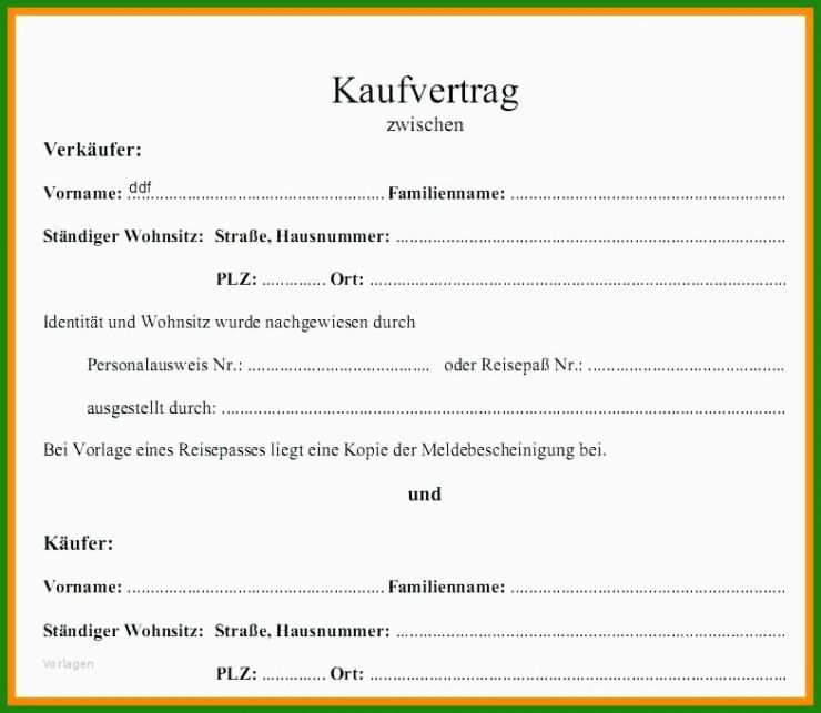 Kaufvertrag Wohnung Muster Kostenlos