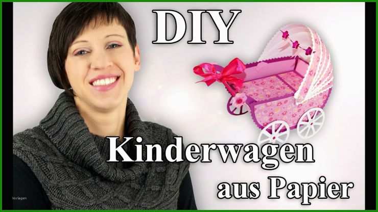 Kinderwagen Aus Papier Basteln Vorlage