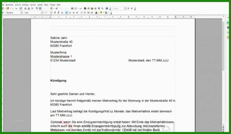 Kündigung Ddr Mietvertrag Muster
