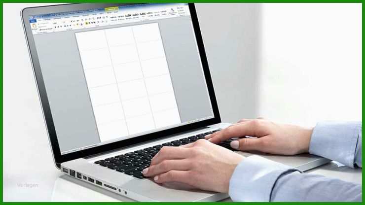 Microsoft Etiketten Vorlagen