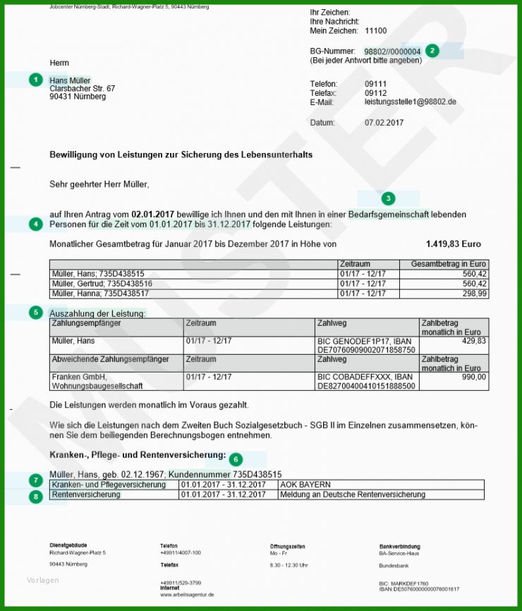 Mietvertrag Hartz 4 Muster