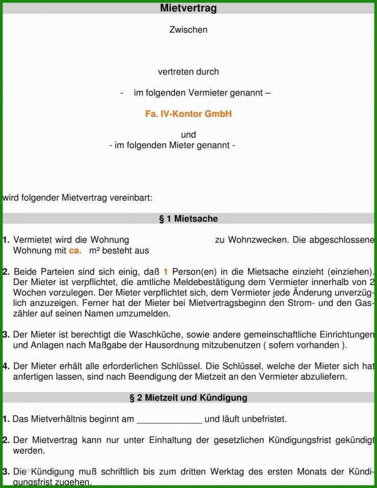 Mietvertrag Kündigen Bis Zu Welchem Werktag
