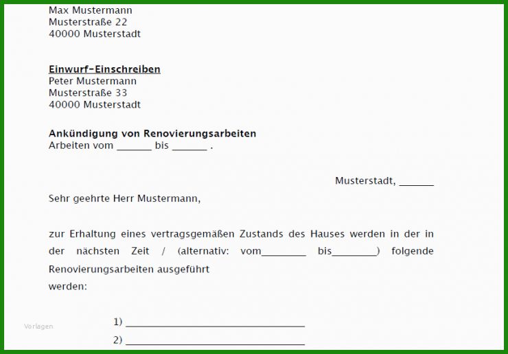 Mietvertrag Kündigen Wegen Mietrückstand