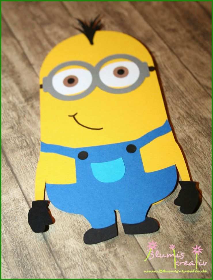 Minion Basteln Vorlage