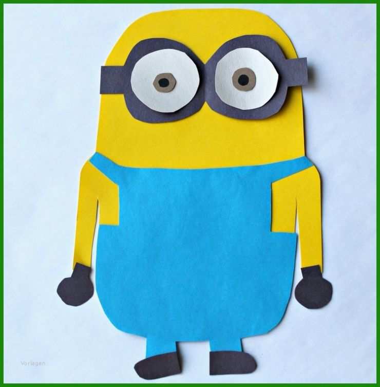 Minion Karte Basteln Vorlage