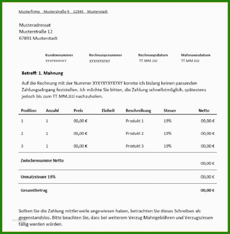 Muster Anschreiben Digitale Rechnung