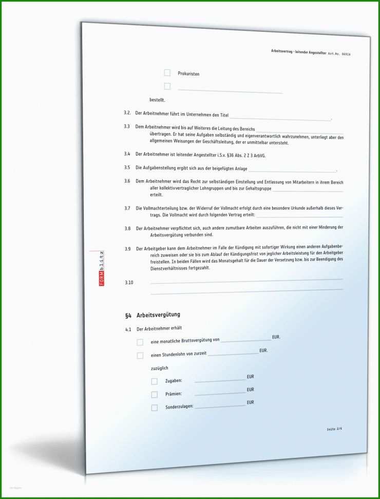 Muster Arbeitsvertrag Angestellte öffentlicher Dienst