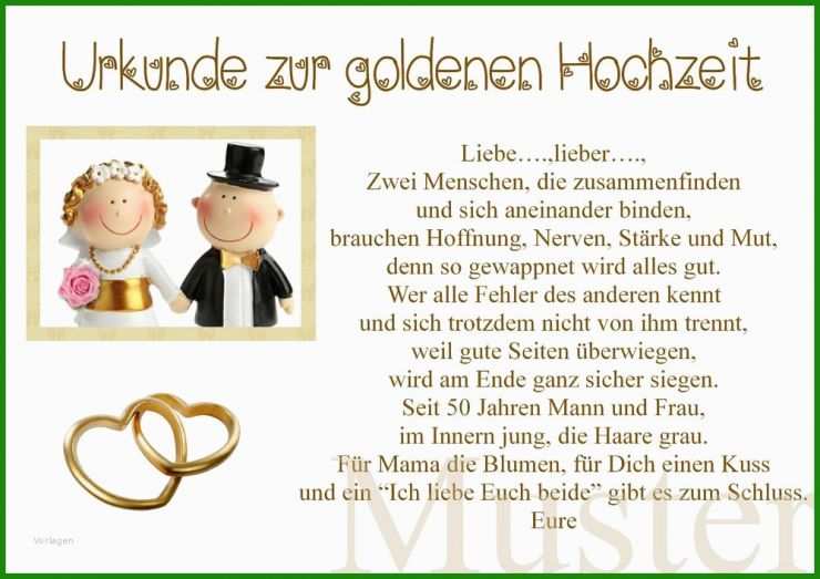 Muster Einladungen Goldene Hochzeit Kostenlos