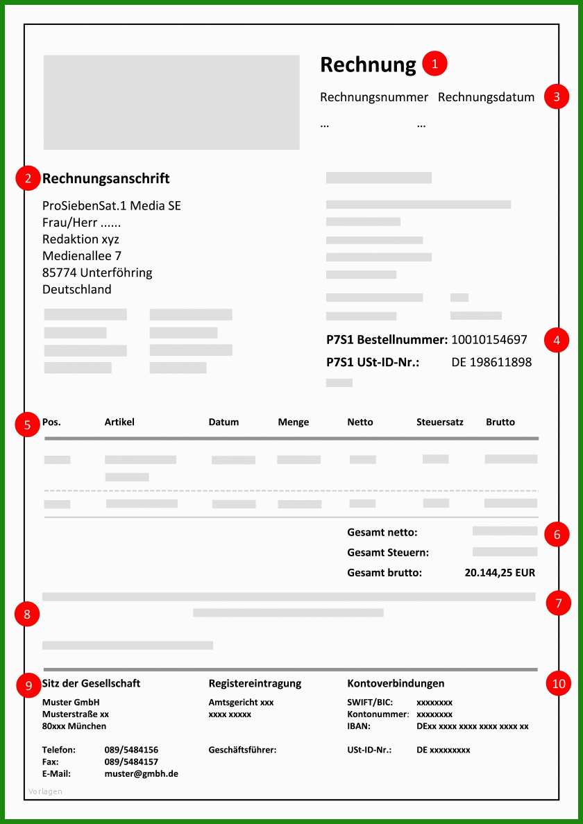 Muster Rechnung 13b Ustg - Kostenlose Vorlagen Zum Download!