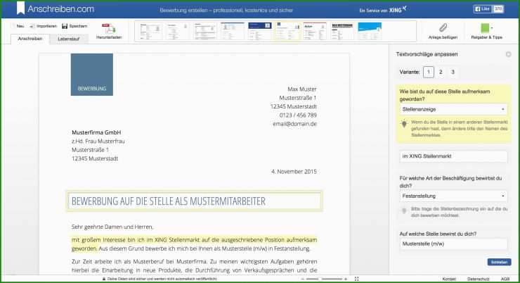 Offizieller Brief Vorlage Openoffice