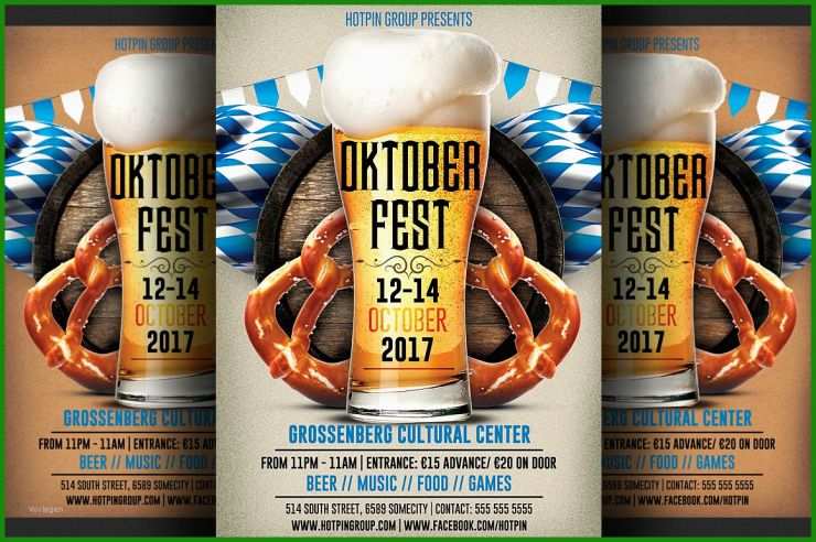 Oktoberfest Flyer Vorlage