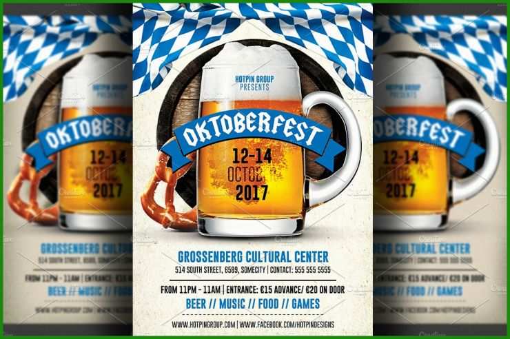 Oktoberfest Flyer Vorlage Kostenlos