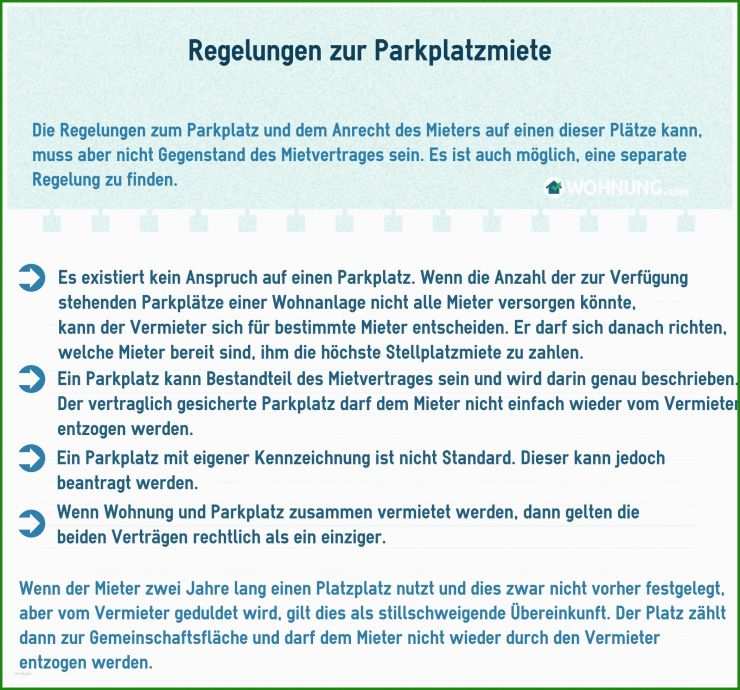 Parkplatz Mietvertrag Muster