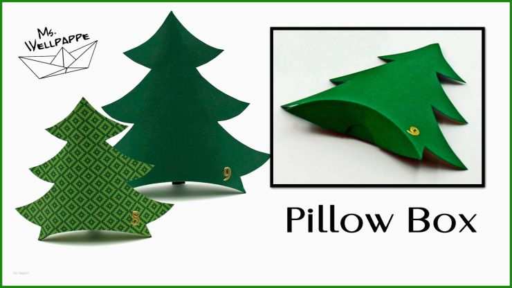 Pillow Box Basteln Vorlage