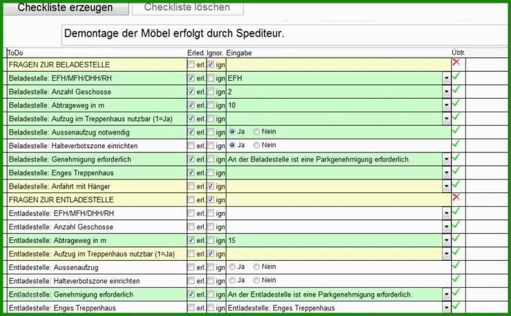 Rechnung Für Umzug Muster