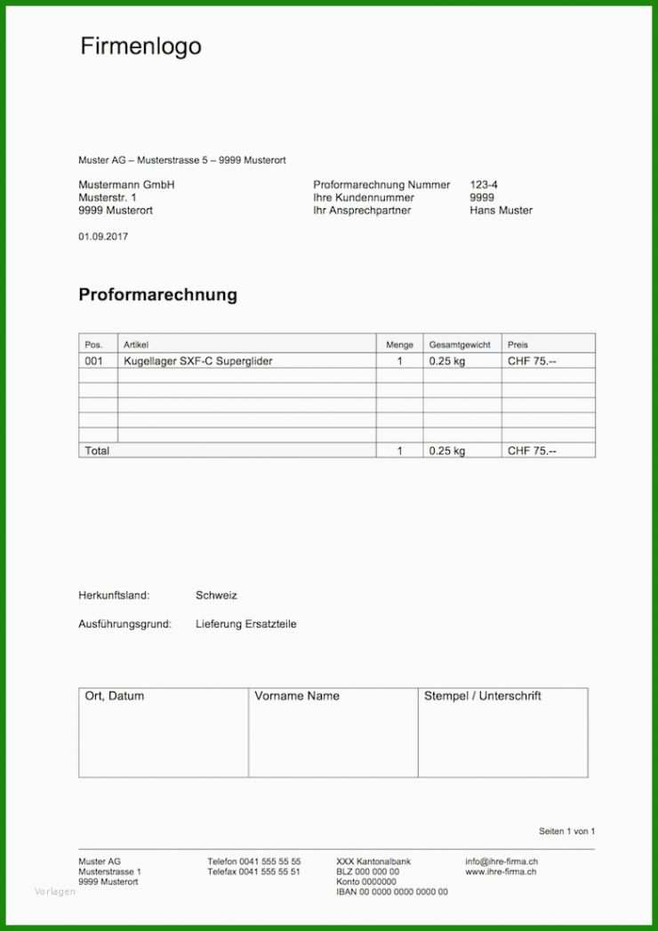 Rechnung Privatperson österreich Vorlage