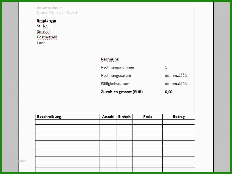 Rechnung Schreiben Als Privatperson Muster Kostenlose Vorlagen Zum Download 
