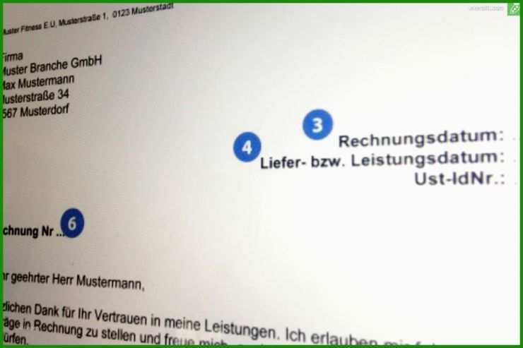 Rechnung Sponsoring Vorlage