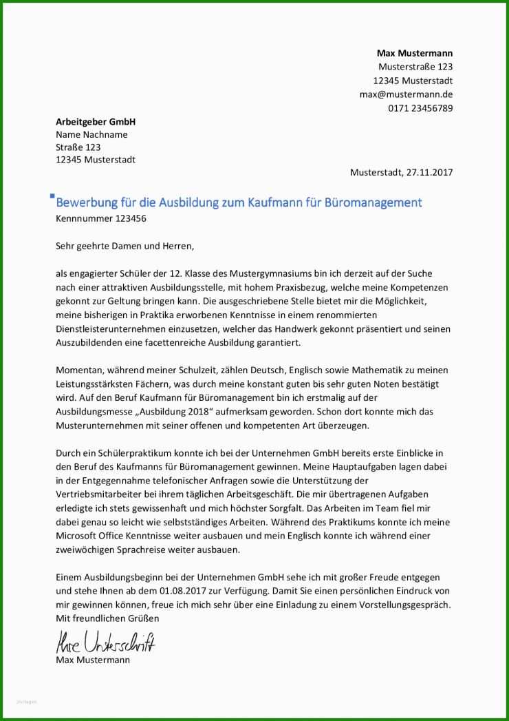 Report Kauffrau Für Büromanagement Muster