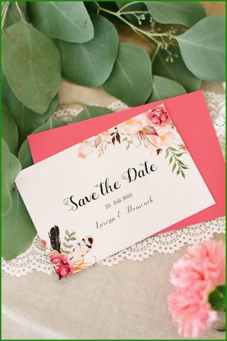 Save the Date Email Vorlage Hochzeit