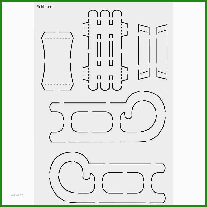 Schlitten Basteln Vorlage Kostenlose Vorlagen Zum Download!