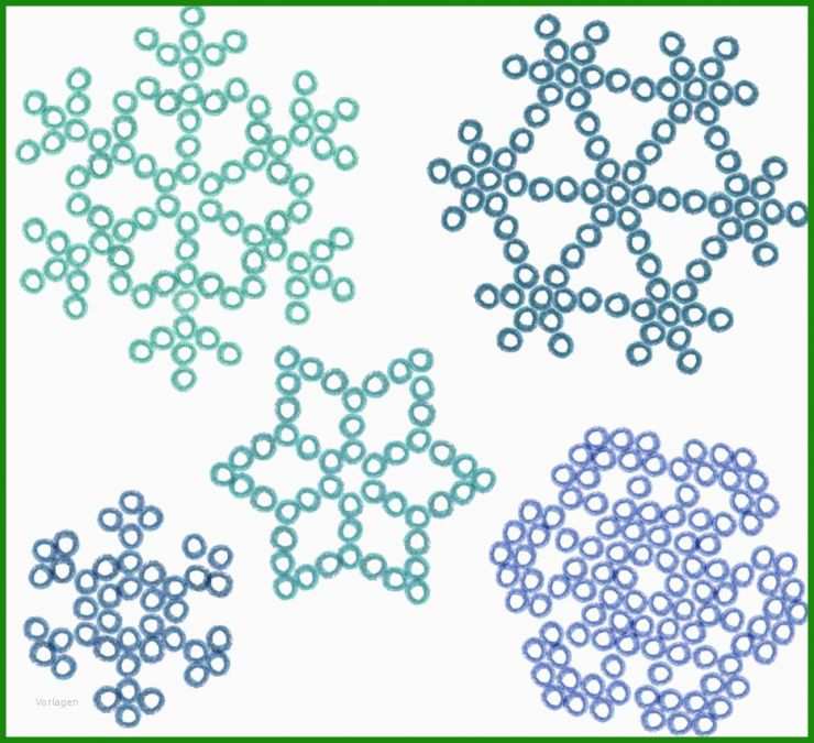 Schneeflocken Bügelperlen Vorlagen