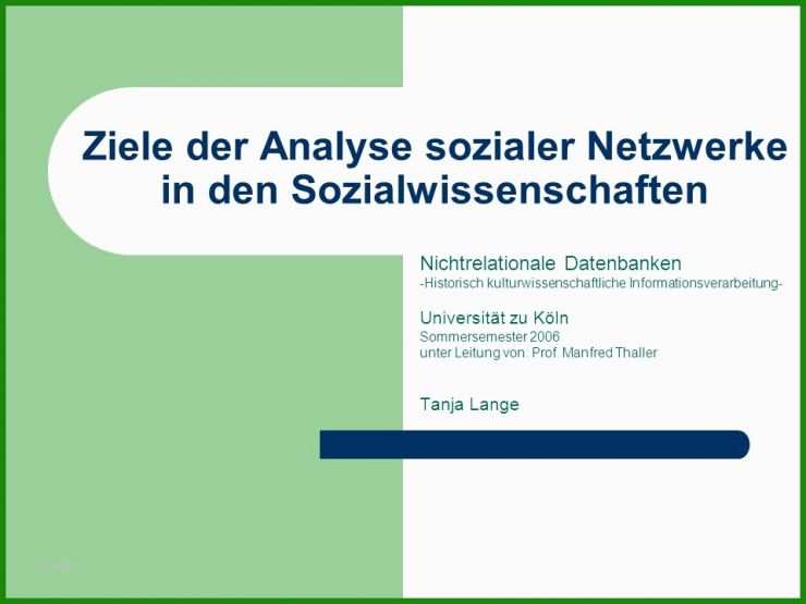 Sowi Analyse Muster