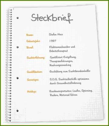 Steckbrief Praktikum Muster
