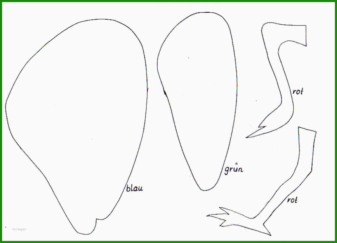 Storch Vorlage Zum Basteln - Kostenlose Vorlagen Zum Download!