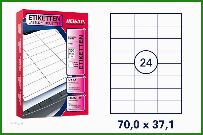 Universal Etiketten 70 X 37 Mm Vorlage - Kostenlose Vorlagen Zum Download!