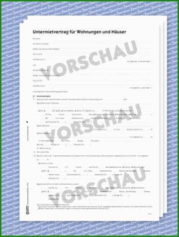 Untermietvertrag Wg Vorlage Word - Kostenlose Vorlagen zum Download