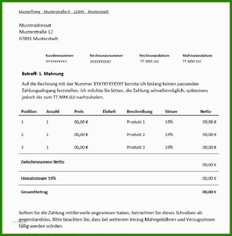 Vollmacht Muster Englisch