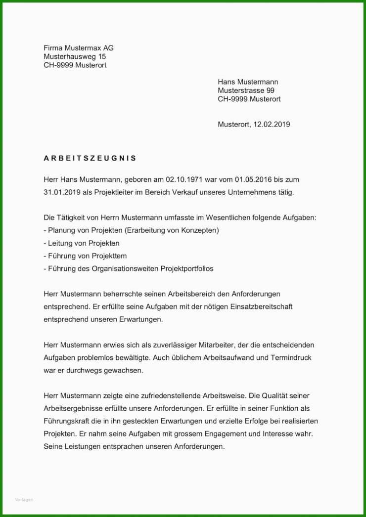 Vorlage Arbeitszeugnis Reinigungskraft