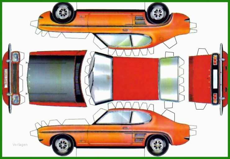 Vorlage Auto Zum Basteln