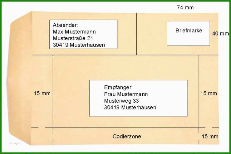 Vorlage Din A4 Brief