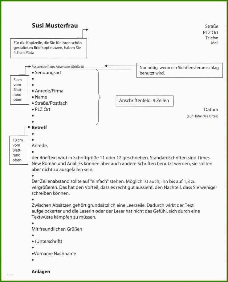 Vorlage Din Brief