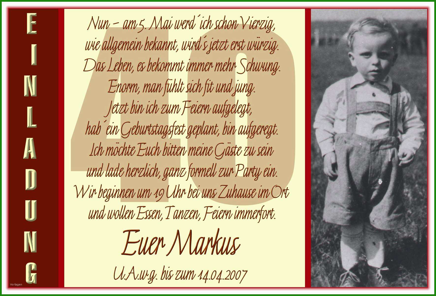 Vorlage Einladung 14.geburtstag Kostenlose Vorlagen Zum Download!