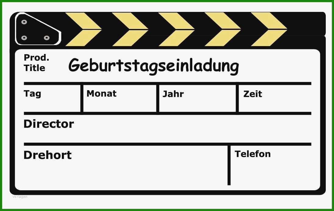 Vorlage Einladung Kinokarte Kostenlose Vorlagen Zum Download!