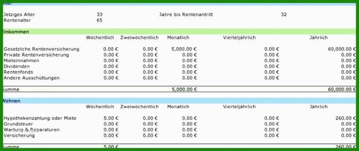 Vorlage Einnahmen Ausgaben Rechnung Excel