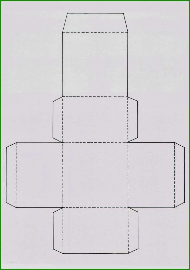 Vorlage Faltschachtel Basteln - Kostenlose Vorlagen Zum Download!
