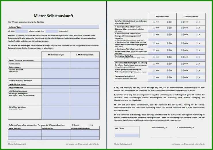 Vorlage Mietvertrag Haus