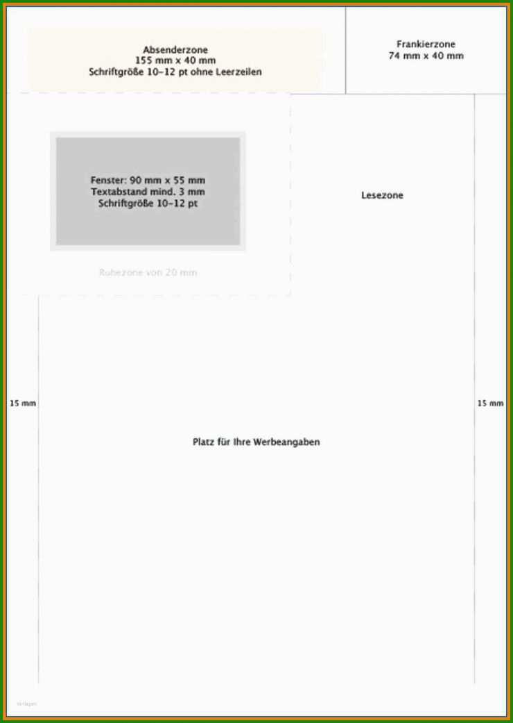 Word Vorlage A4 Brief Fenster Kostenlose Vorlagen Zum Download!
