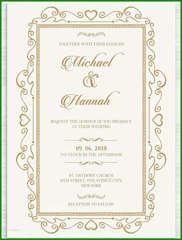 Word Vorlage Einladung Hochzeit