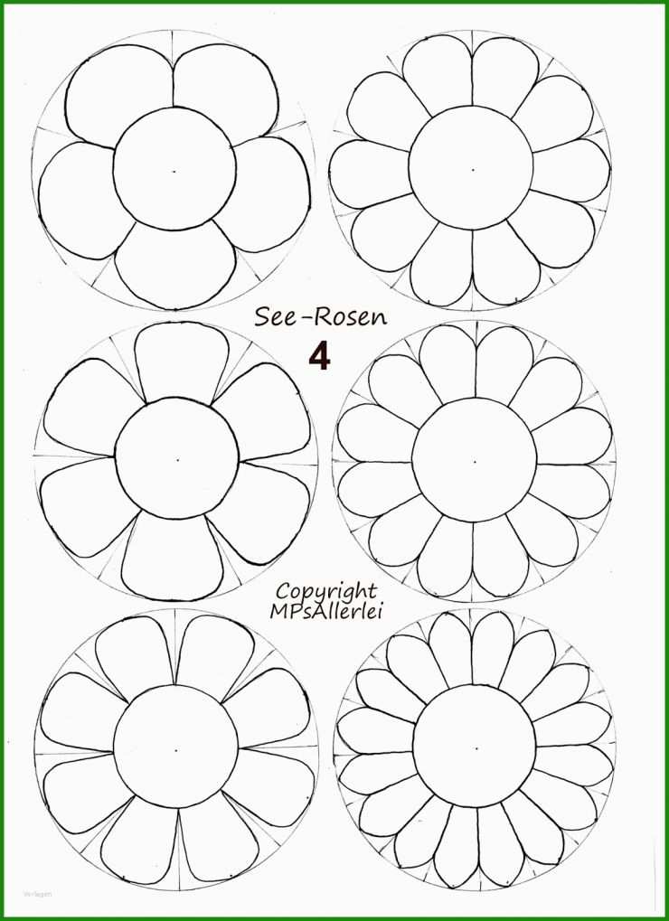 Zauberblume Basteln Vorlage